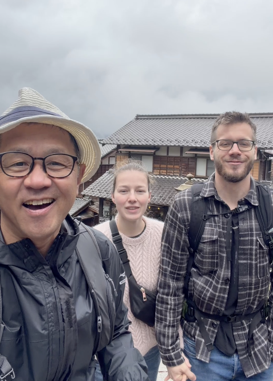 Magome post town scenery on the Nakasendo