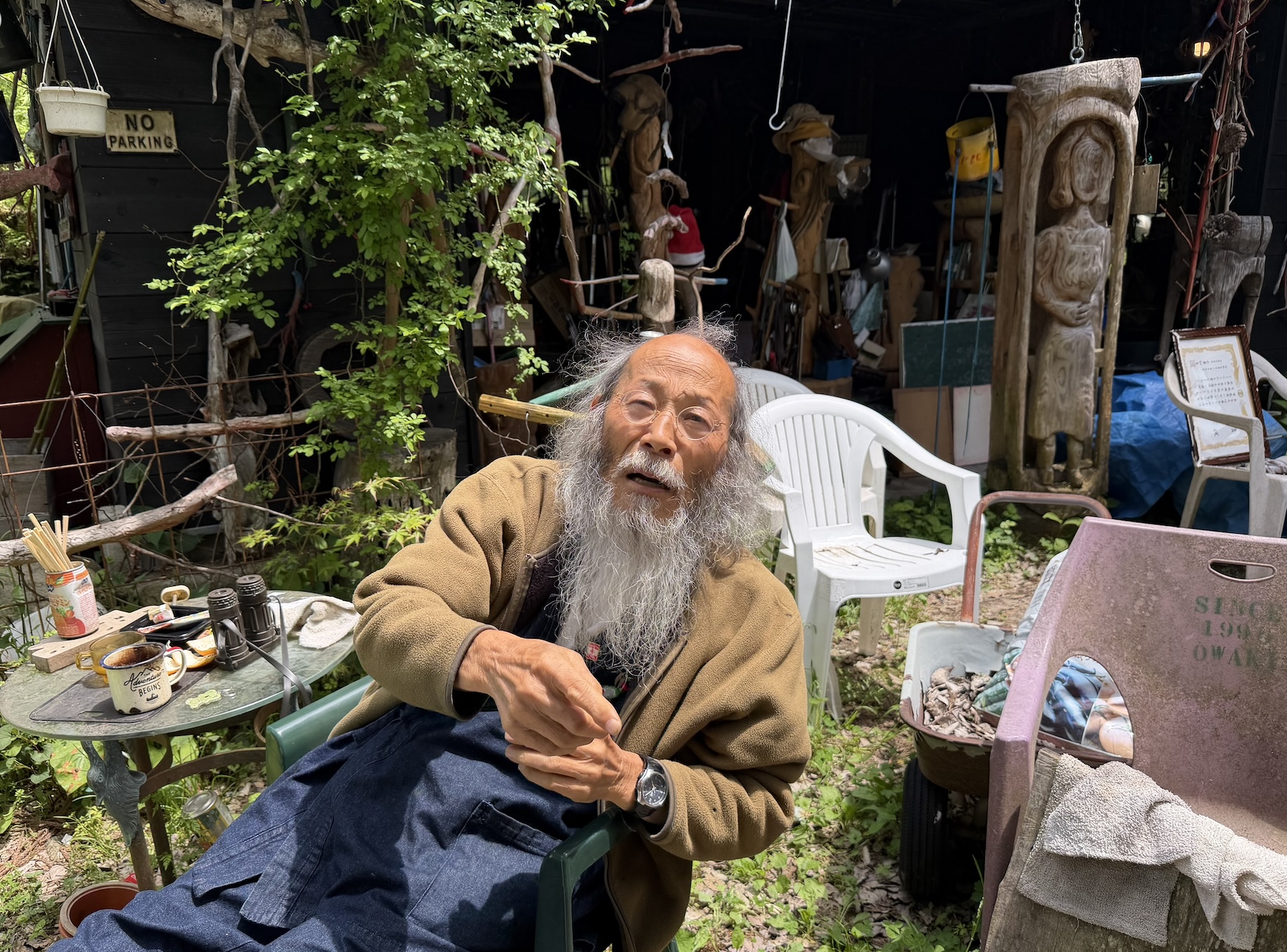 The Mysterious Mountain Man near the Nakasendo Trail